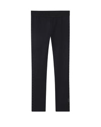 Legging à taille élastiquée en coton - Black