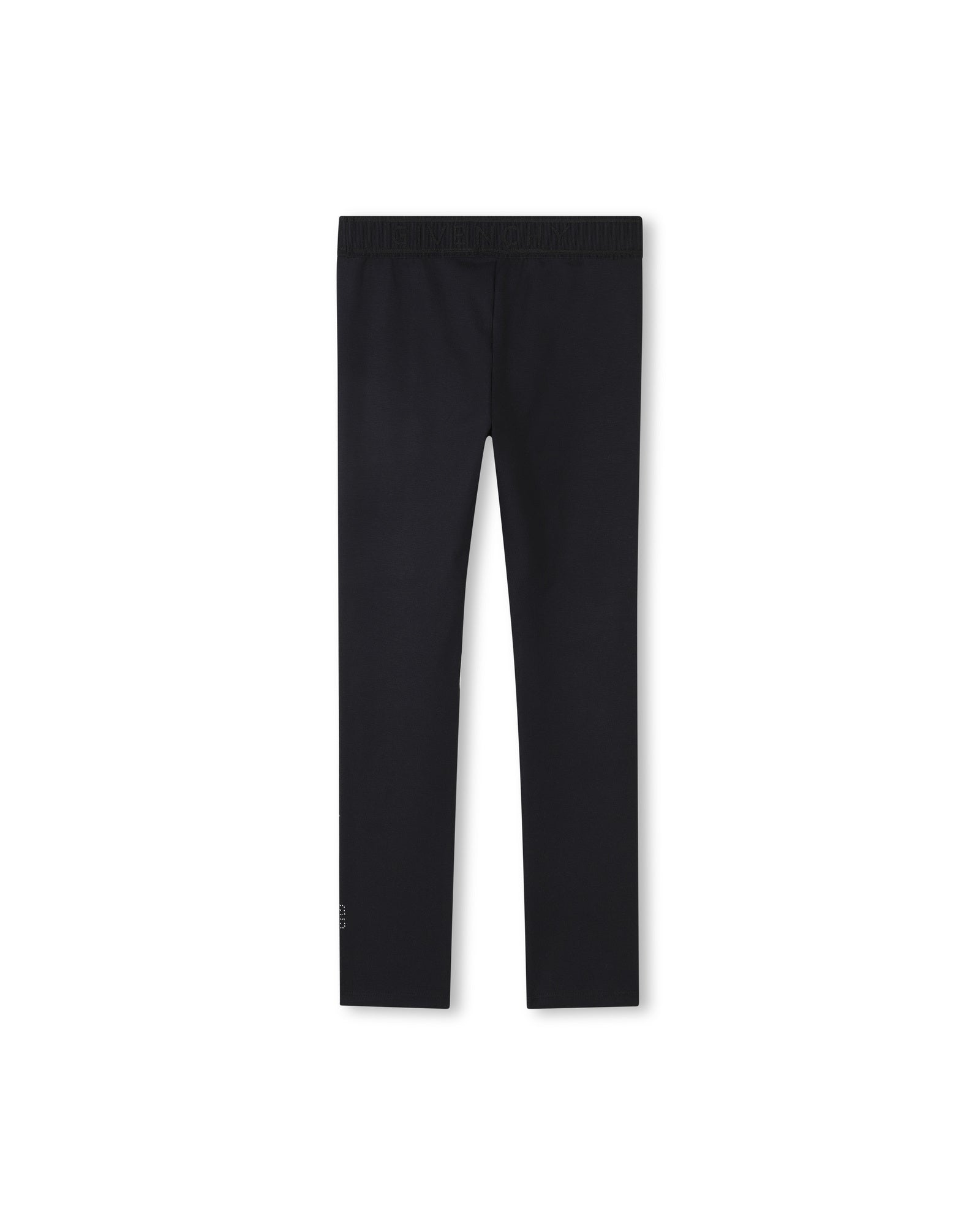 Legging à taille élastiquée en coton - Black