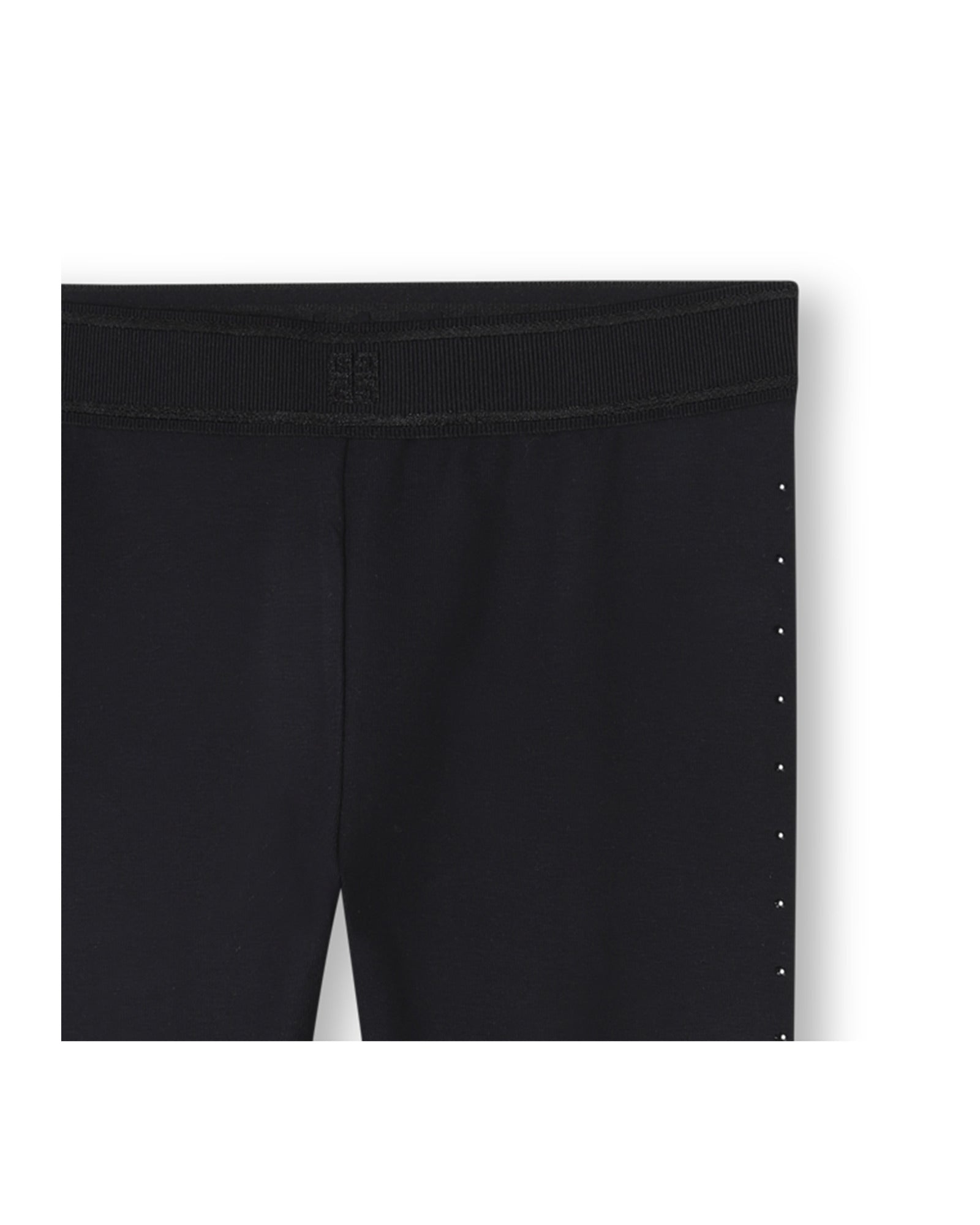 Legging à taille élastiquée en coton - Black