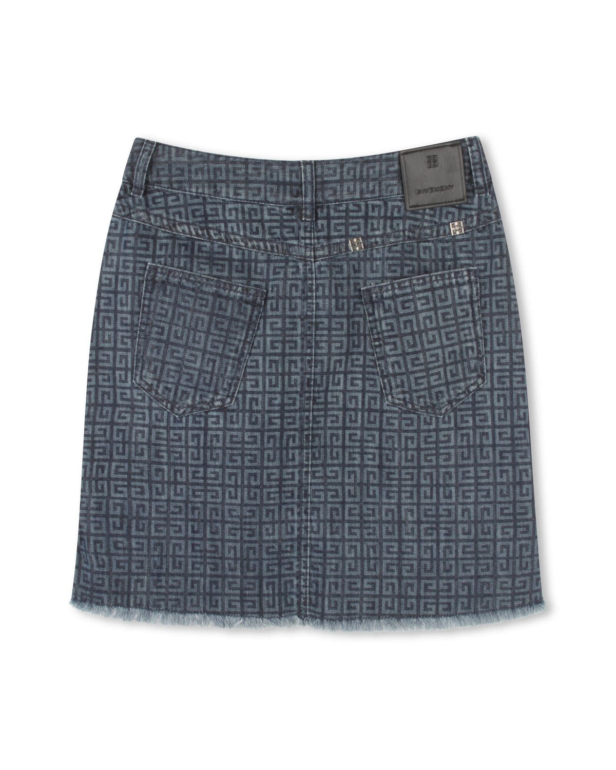 Jupe avec franges en denim - Denim Lave