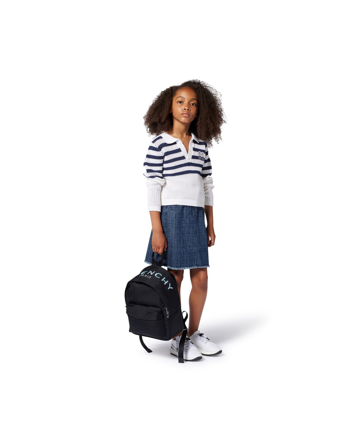 Jupe avec franges en denim - Denim Lave