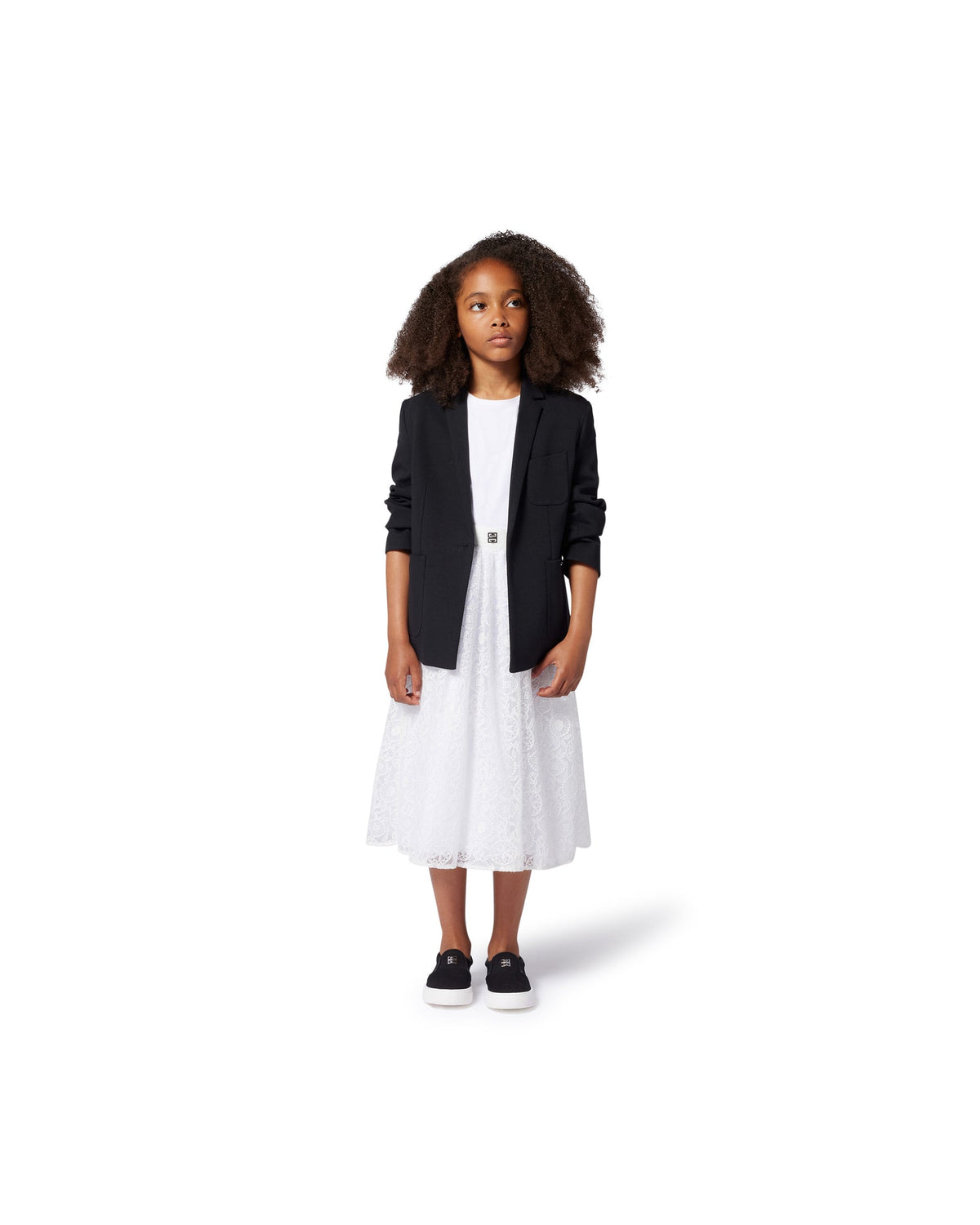 Jupe en broderie - Blanc