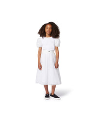 Jupe en broderie - Blanc
