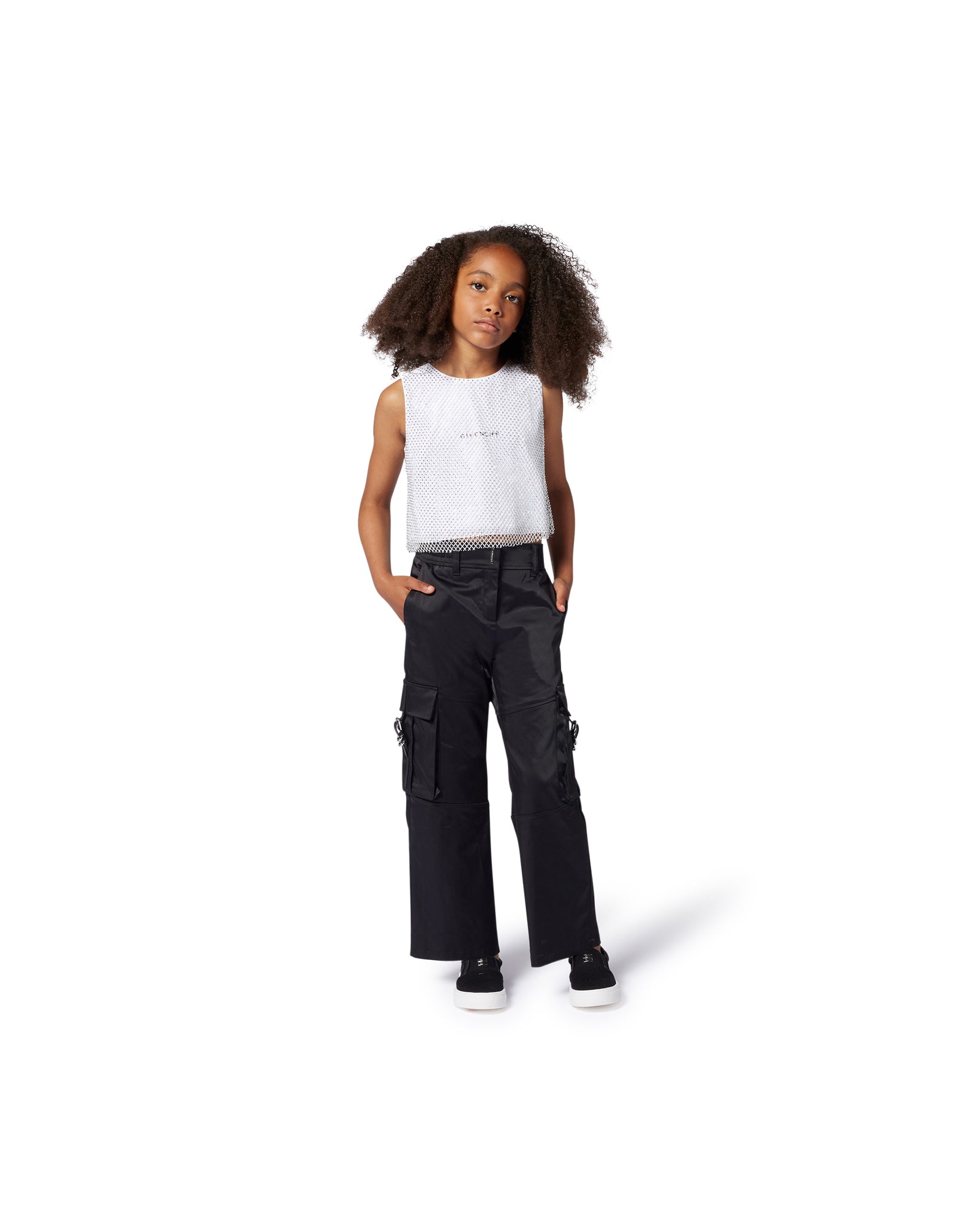 Pantalon à taille élastiquée - Black
