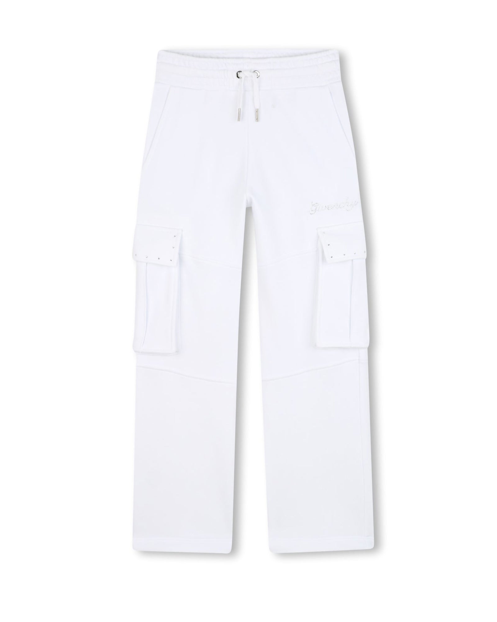 Pantalon à taille élastiquée - Blanc