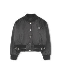 Blouson à fermeture pressionnée - Black