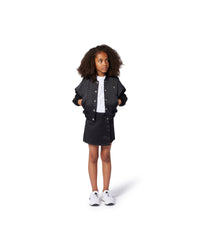 Blouson à fermeture pressionnée - Black