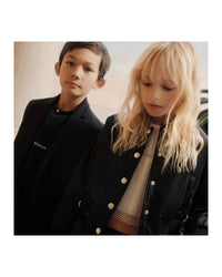 Blouson à fermeture pressionnée - Black