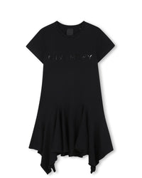 Robe avec impression en coton - Black