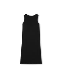 Robe à broderies en coton - Black