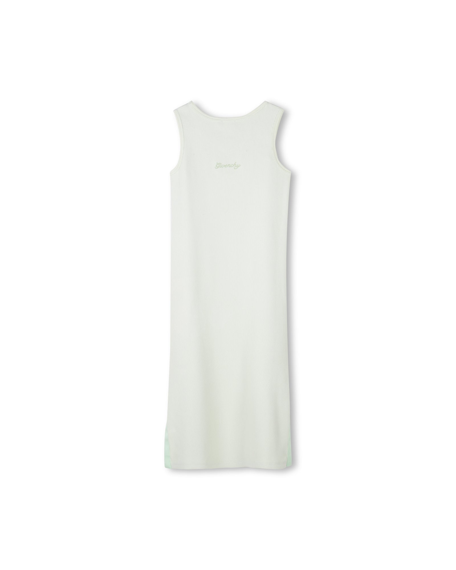 Robe à broderies en coton - Canary Green