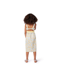 Robe à bretelles en coton - Unique