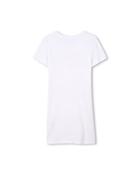 Robe avec impression - Blanc