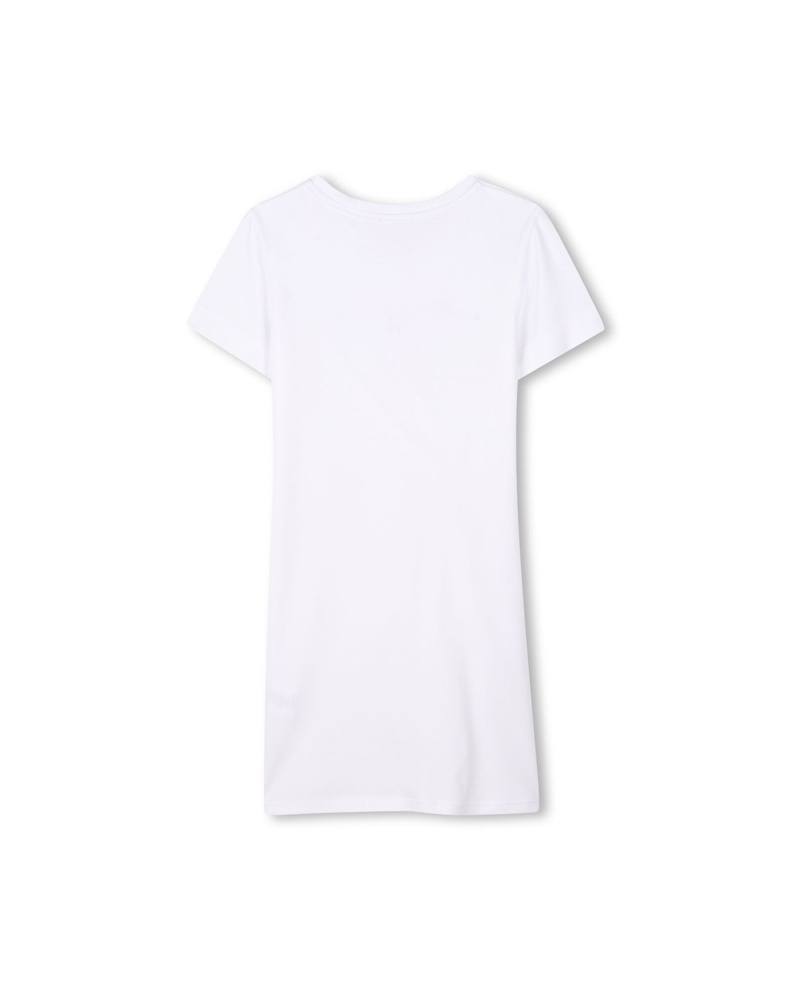 Robe avec impression en coton - Blanc