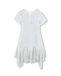 Robe en résille avec strass - Silver