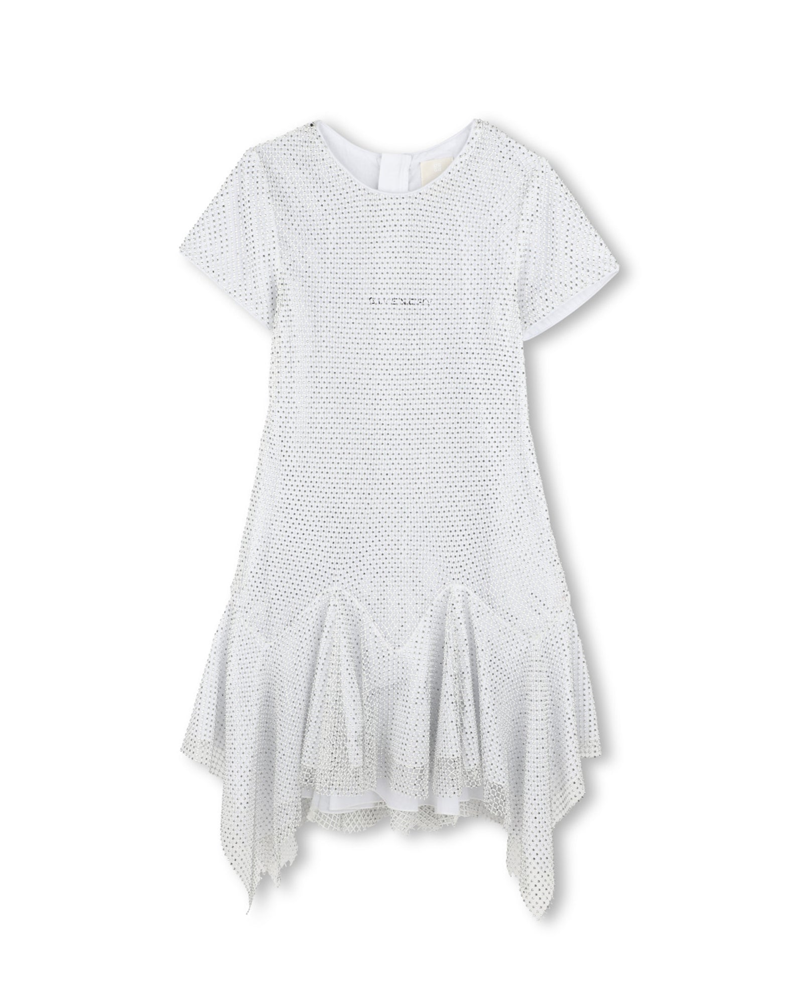 Robe en résille avec strass - Silver
