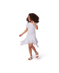 Robe en résille avec strass - Silver
