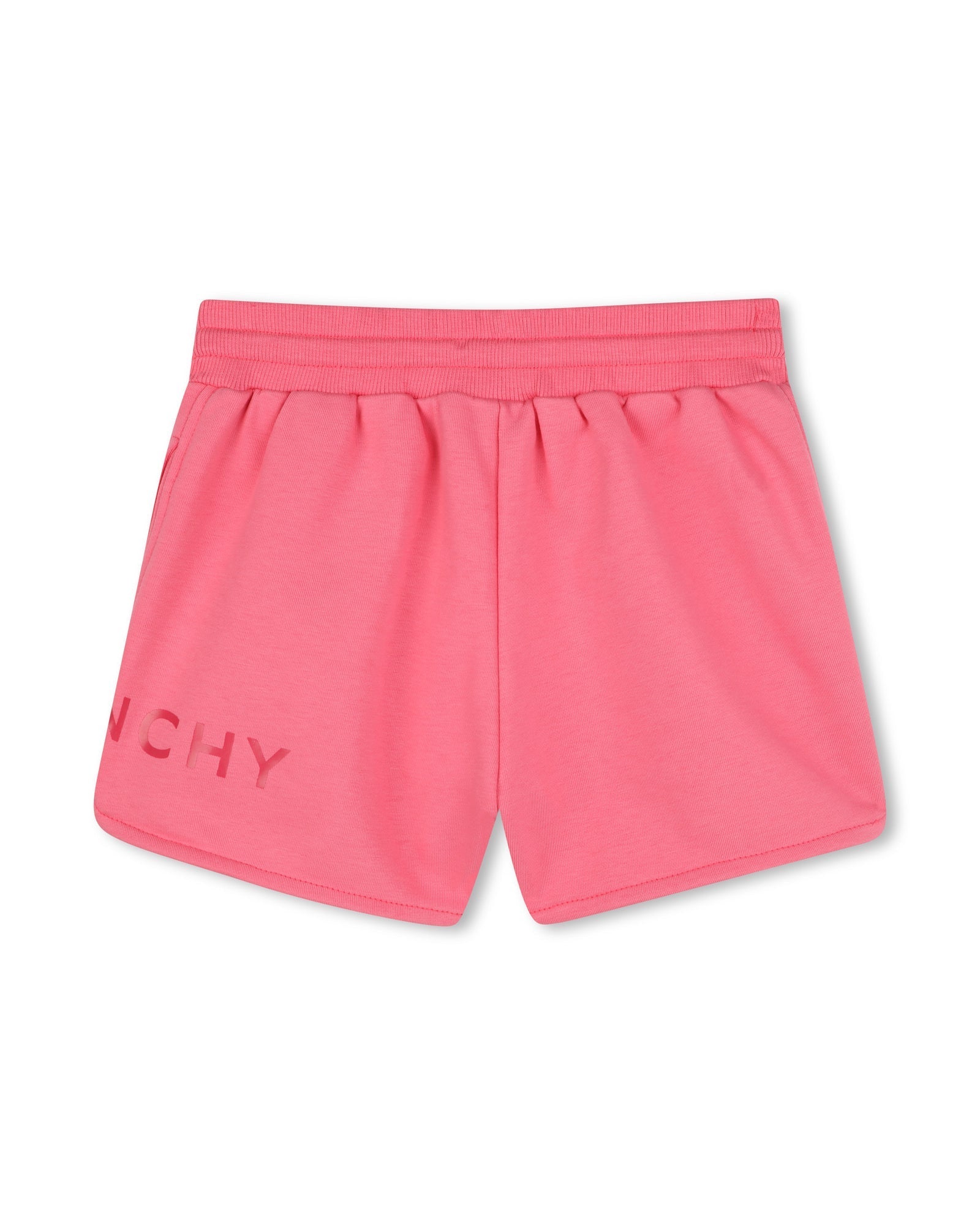 Elasticated cotton shorts - Sorbet pink