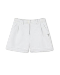 Short en tweed - Blanc