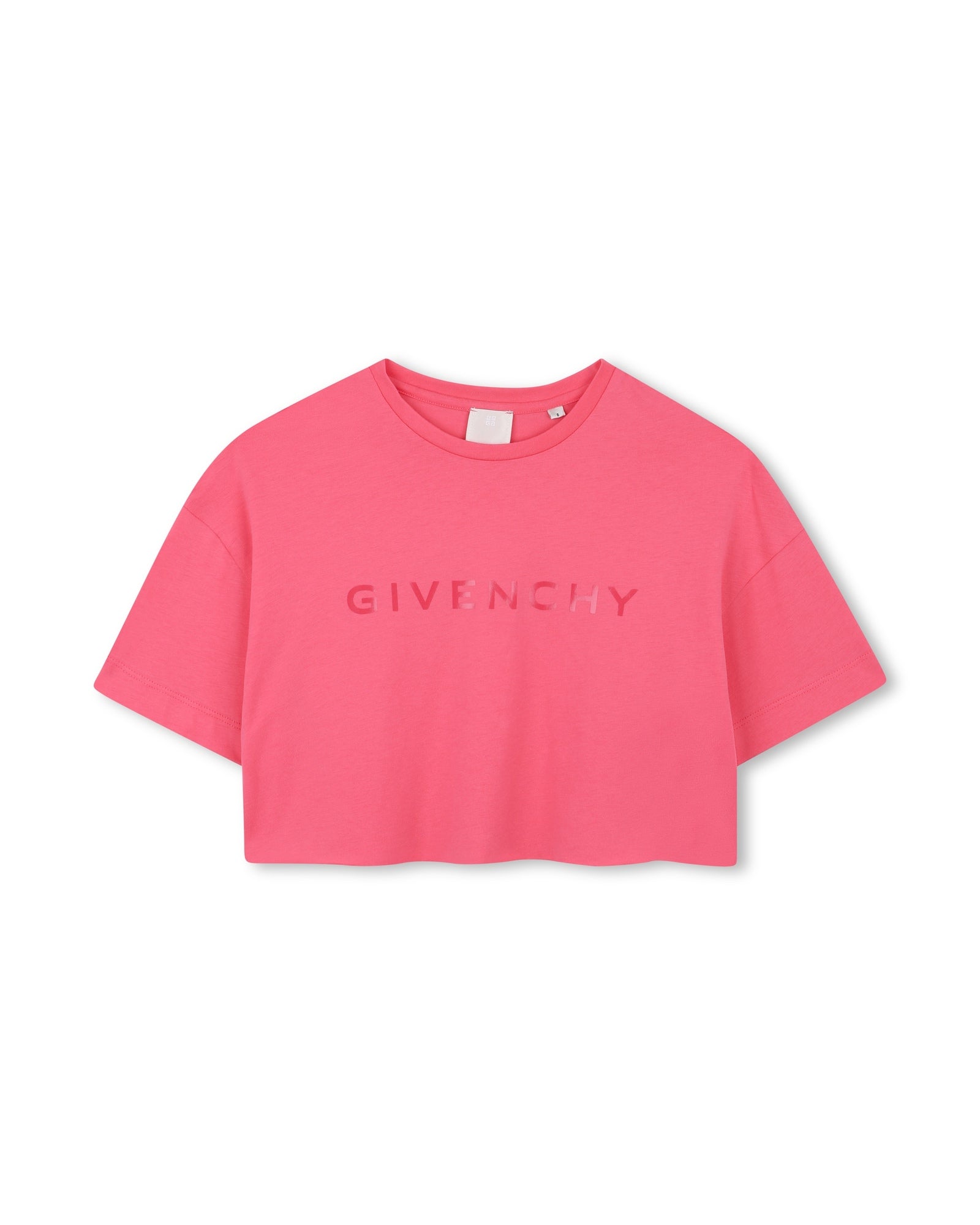 T-shirt with cotton print - Rose Sorbet