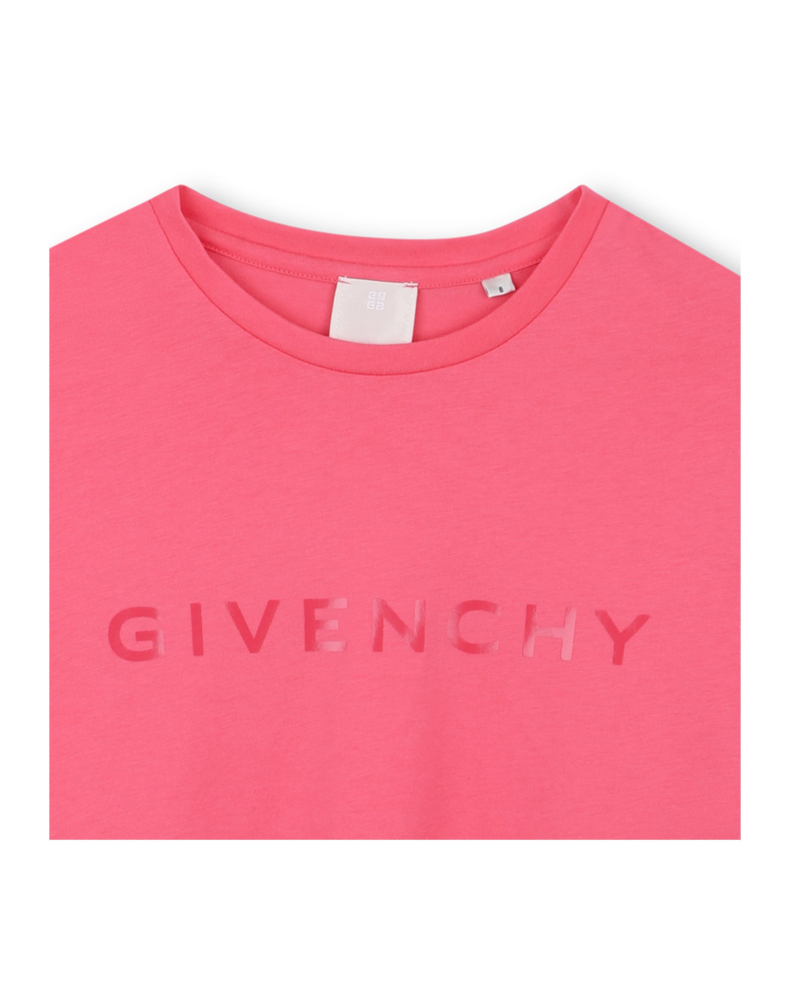 T-shirt with cotton print - Rose Sorbet
