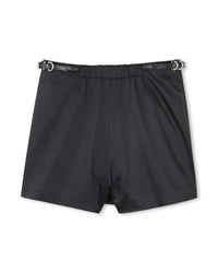 Short avec logo brodé - Black
