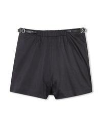 Short avec logo brodé - Black