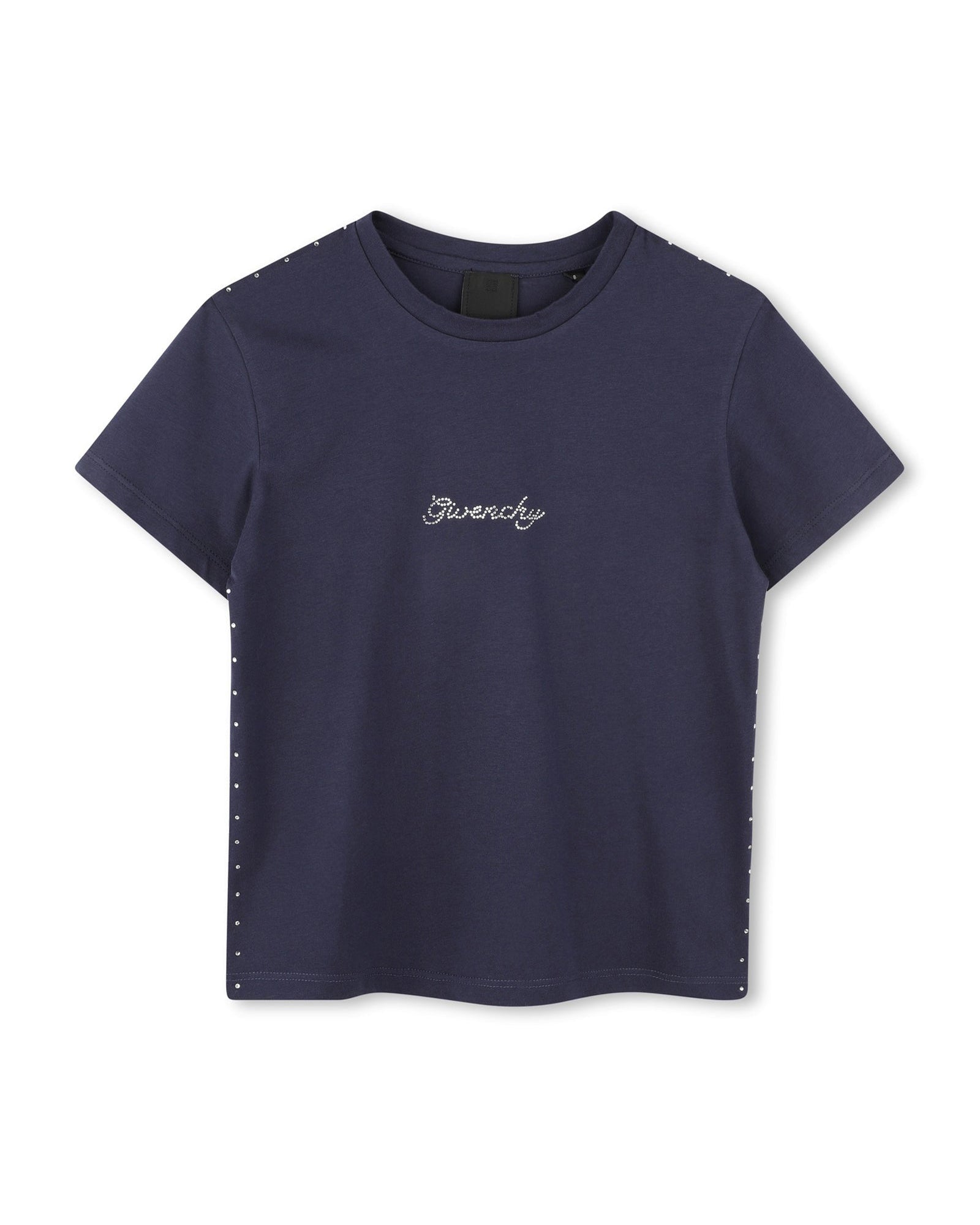 T-shirt avec bande de strass - Blue Indigo