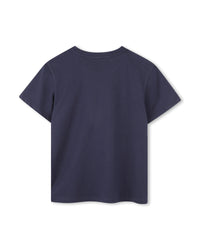 T-shirt avec bande de strass - Blue Indigo