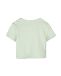 T-shirt à broderies - Canary Green