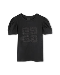 T-shirt avec broderie - Black