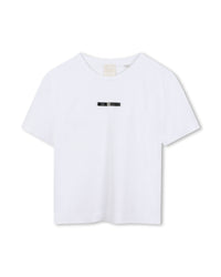 T-shirt avec broderie en coton - Blanc