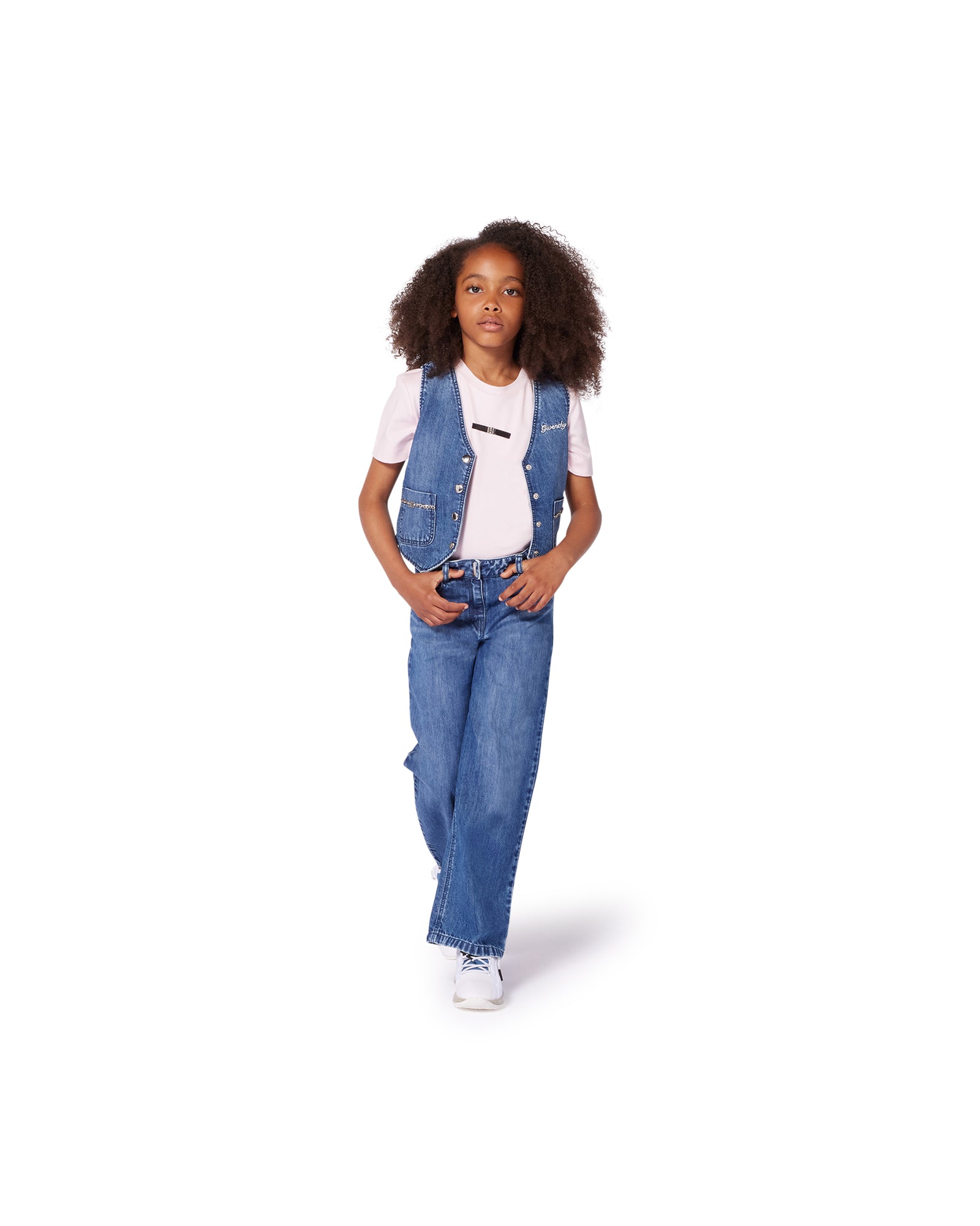 T-shirt avec broderie - Marshmallow