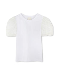 T-shirt avec broderie - Blanc