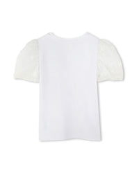 T-shirt avec broderie - Blanc