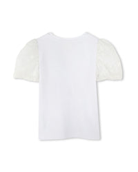T-shirt avec broderie - Blanc