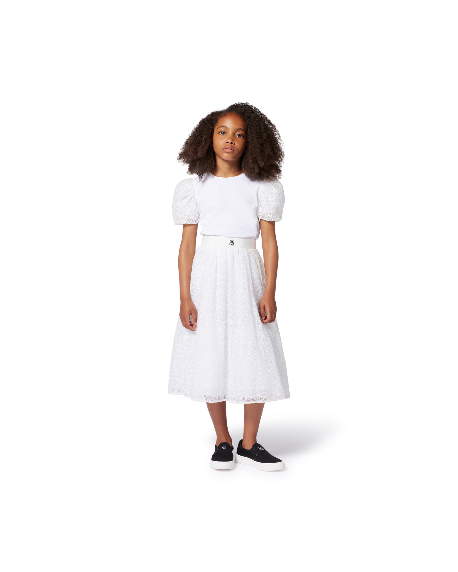 T-shirt avec broderie - Blanc