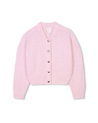 Cardigan à fermeture pressionnée - Marshmallow