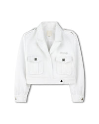 Veste en tweed - Blanc