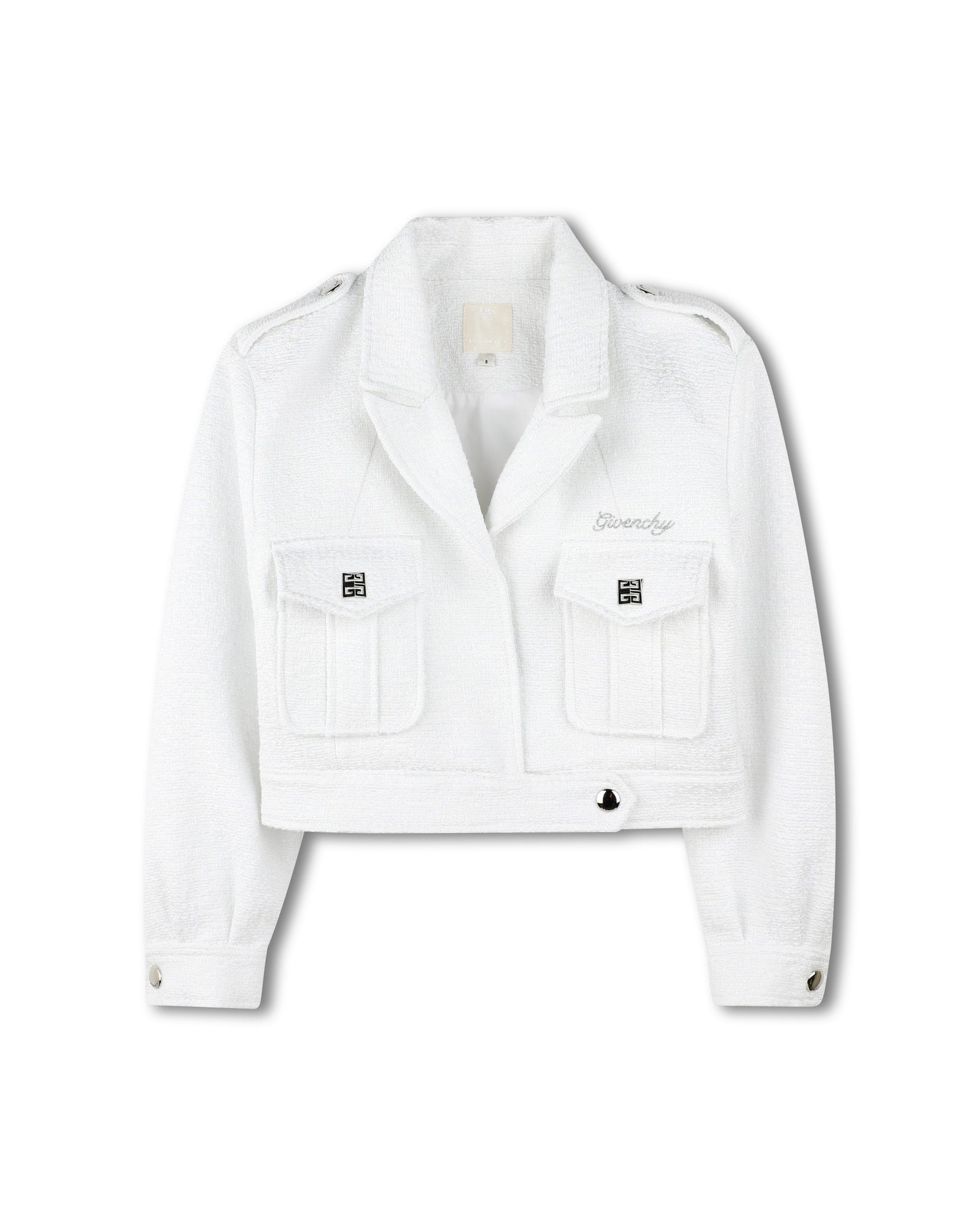 Veste en tweed - Blanc