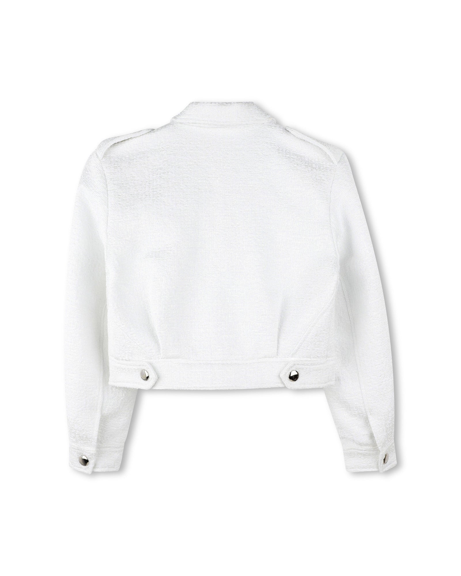 Veste en tweed - Blanc