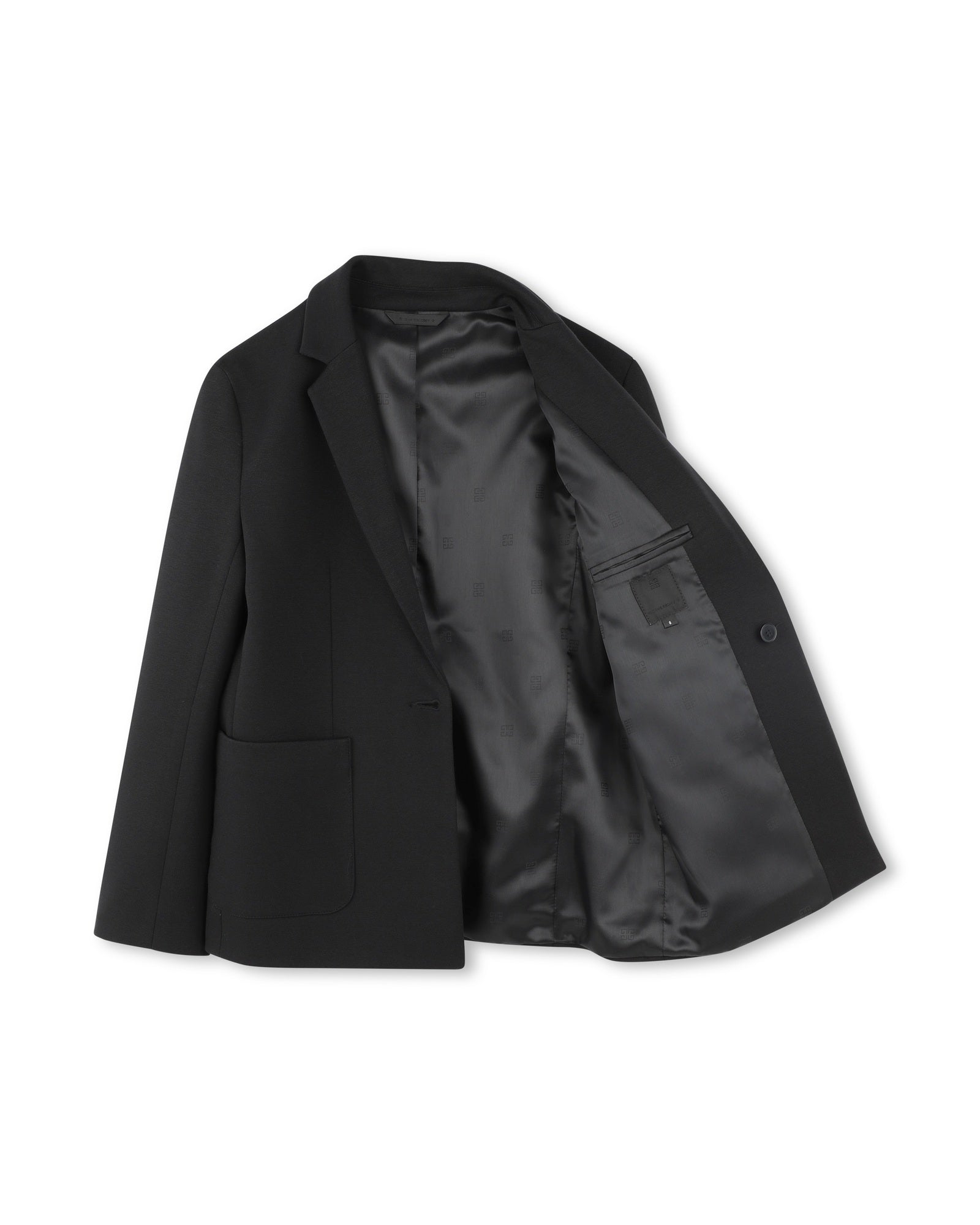 Veste de costume en maille milano - Black