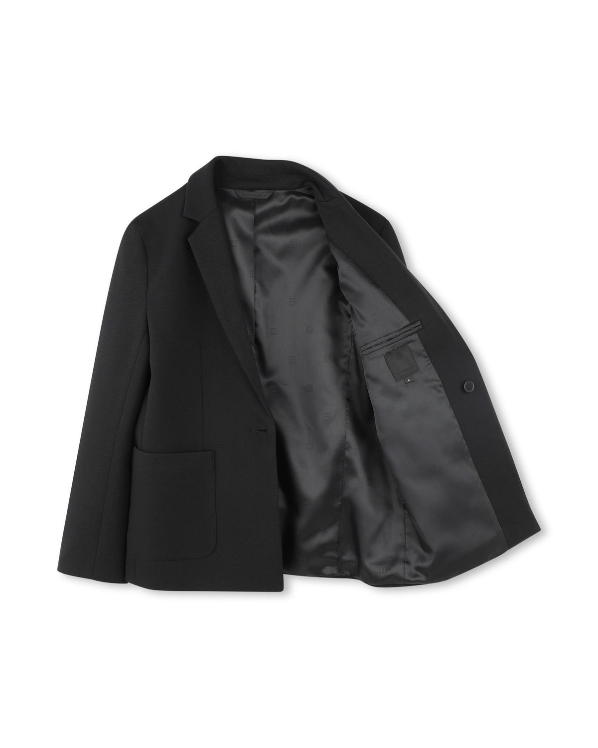 Veste de costume en maille milano - Black