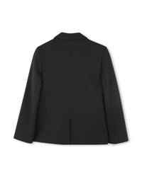 Veste de costume en maille milano - Black