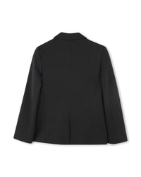 Veste de costume en maille milano - Black