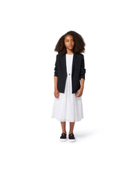 Veste de costume en maille milano - Black