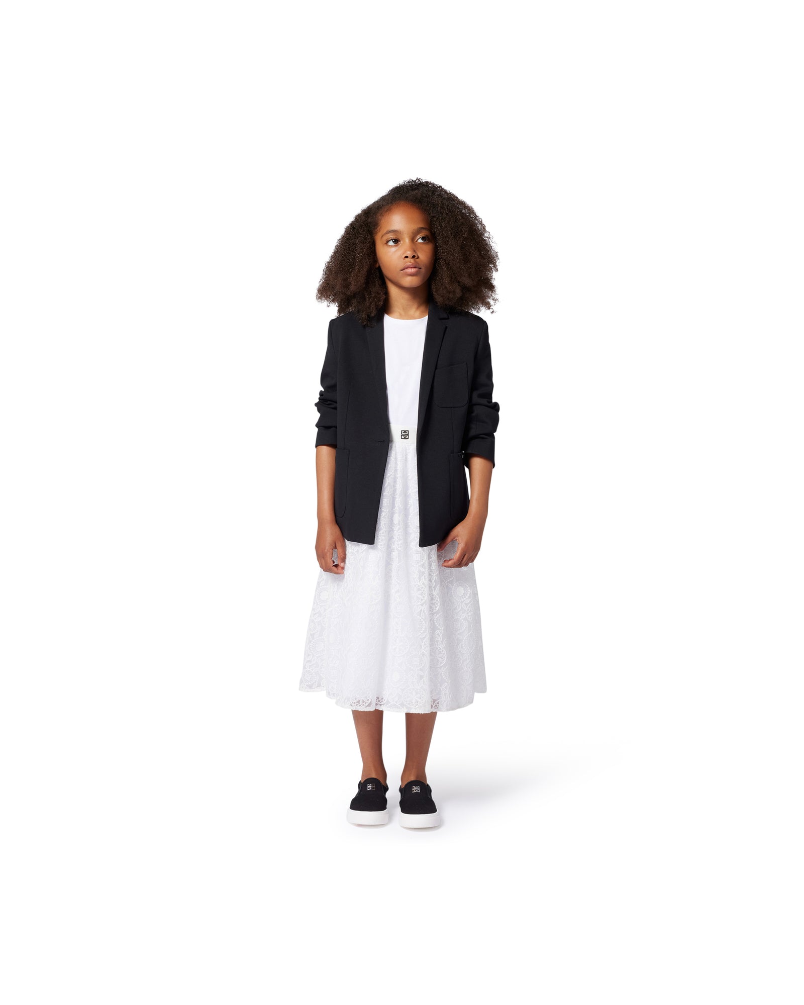 Veste de costume en maille milano - Black