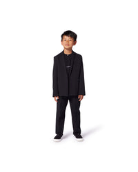 Veste de costume en maille milano - Black
