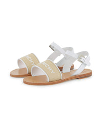 Sandales en cuir - Blanc