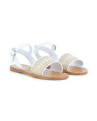 Sandales en cuir - Blanc